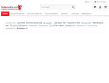 Tablet Screenshot of folienator.com